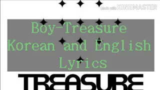 Download Boy-Treasure|Korean and English Lyrics MP3