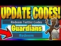ALL NEW WORKING CODES NEW GUARDIANS UPDATE Roblox Superhero Simulator