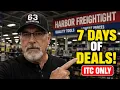 Harbor Freight 7-Day Super Deals All 9 ITC Deals