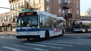 MTA Bus on the Q29 to Jackson Hts 82 St Sta at 80th St Myrtle Av