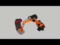 Simulation of simple process with robot and positioner - Kuka Sim Pro