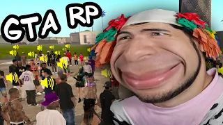 LIVE Jogando GTA RP com INSCRITOS (caos total)