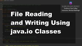 Java 2 Online Files 01 File Reading and Writing Using java io Classes