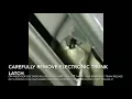 Bmw 3 series e90 e92 keys locked in trunk release open trunk dead battery