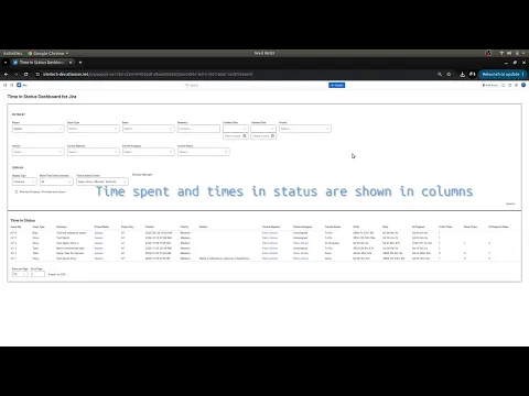 watch Time in Status Reporter for Jira video