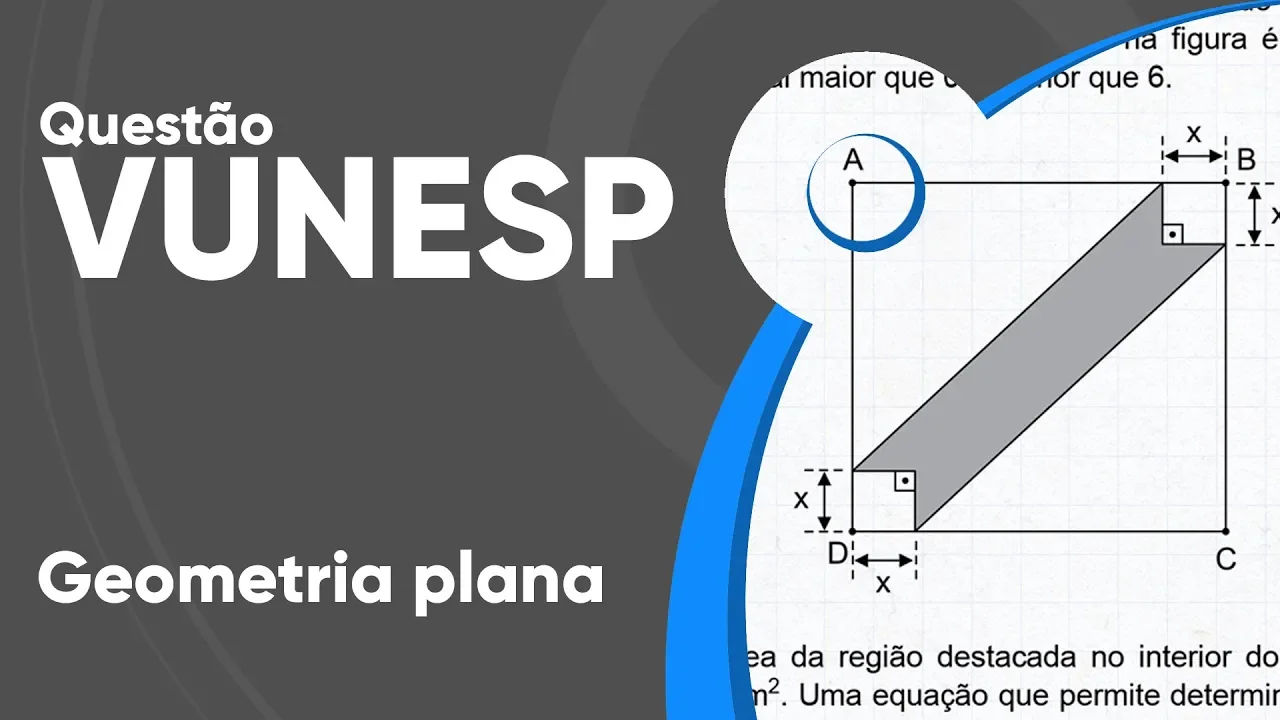 A questão mais difícil da prova de Osasco - Vunesp 2019 - Matemática