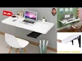 Folding Wall Study Laptop Table Desk Wall Mount Table with Drawer Foldable
