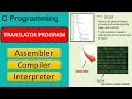 2 Translator program - Compiler Interpreter Assembler C programming Hindi Tutorial
