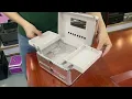 Makeup Train Case Cosmetic Box Portable Makeup Case Organizer with mirror