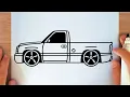 HOW TO DRAW A LOWRIDER TRUCK