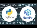 Python memory usage of numpy arrays