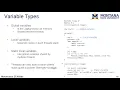 Sharing data in threads