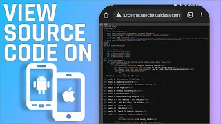 View Source Code Of Any Website On Android Or IOS Mobiles 