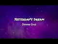 Download Lagu Donna Cruz - Yesterday's Dream Lyrics