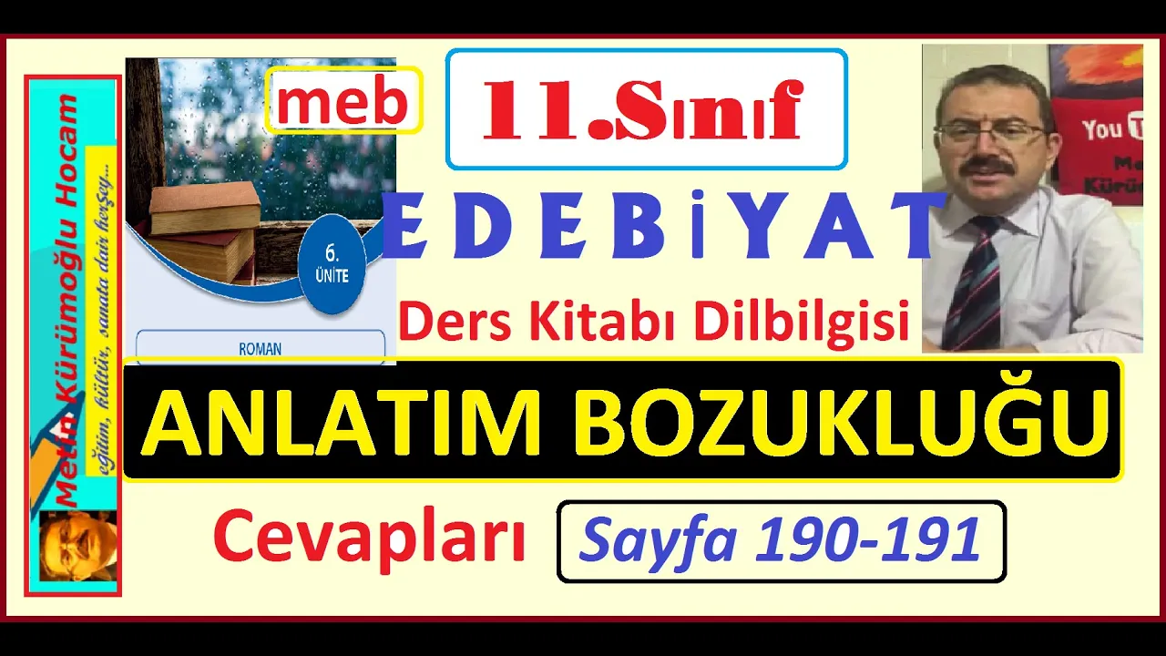 Türk Dili ve Edebiyatı | 11.Sınıf | 1. ve 2. Ünite Değerlendirme Soruları | +PDF