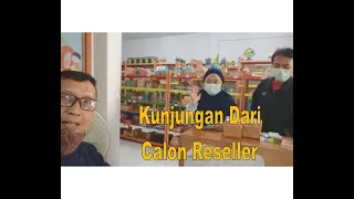 kunjungan dari calon reseller semoga sukses