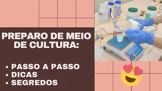 Preparo de meio de cultura