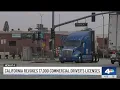 17,000 California commercial driver's licenses revoked