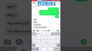 Break up text prank to my girlfriend April fools