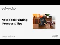 Notebook Printing Process Tips