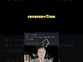 Sort a Python list in reverse order