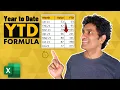 Try this SMART formula to calculate YTD in Excel works for Financial Years too