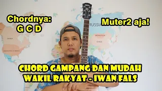 Download Chord Gampang (Wakil Rakyat - Iwan Fals) by Delta Rahwanda (Tutorial Gitar) Untuk Pemula - dari G MP3