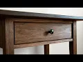 Going au naturel with a simple walnut table
