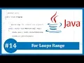 Java Tutorial - For Loop Create Range