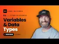 Python for Beginners Lesson 1 Variables the Basic Data Types