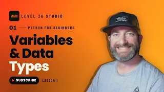 Python for Beginners Lesson 1 Variables the Basic Data Types