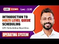 L-2 10 Multi Level Queue Scheduling Operating System