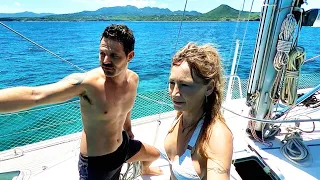 Boat Life: WHAT AM I DOING WRONG? first time fishing of my SAILBOAT (E.84) Sailing SV CUBA