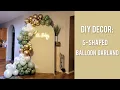 EASY Balloon Garland Setup How to make an S-Shaped Balloon Garland