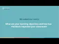 Achieving Learning Objectives with Packback