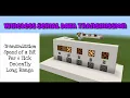 Wireless Serial Data Transmission Minecraft Bedrock 1 16