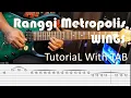 Lagu WINGS - Ranggi Metropolis - Guitar Intro \u0026 Solo Tutorial with TAB