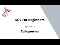 Subqueries in SQL SQL Interview Questions in Tamil Subash K