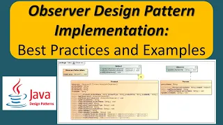 Observer Design Pattern Implementation Best Practices and Examples