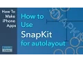 SnapKit Tutorial for Autolayout Constraints