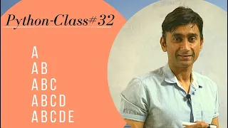 PATTERN PROGRAMS IN PYTHON NESTED LOOP IN PYTHON RAJU SIR KI PATHSHAALA IN HINDI CLASS