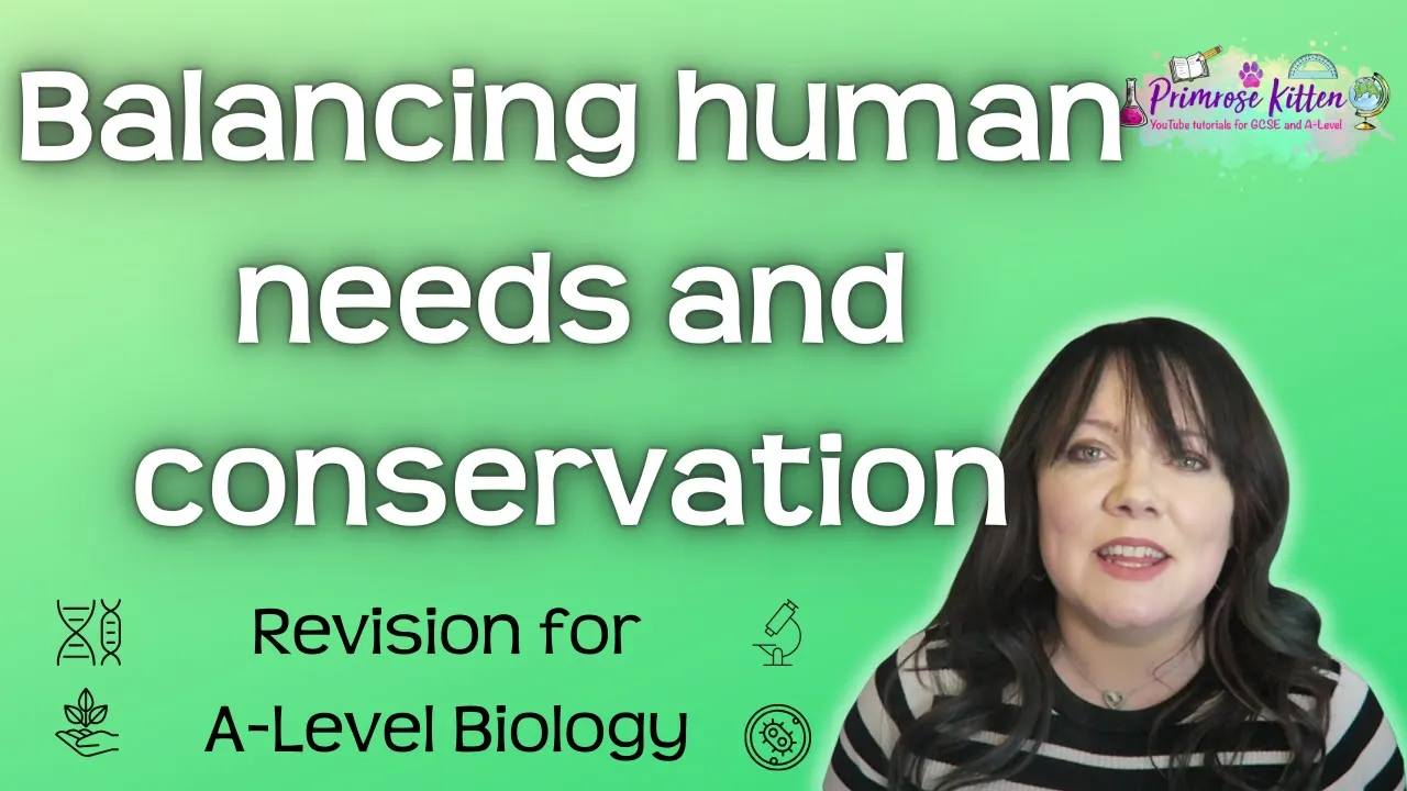 Balancing human needs and conservation | Revision for Biology A-Level