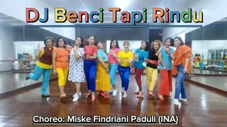 dj benci tapi rindu line dance choreo miske findriani paduli ina 