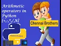 Arithmetic Operators in Python -