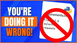 Stop Managing Python Dependencies Wrong Do This Instead