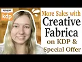 How to Use Creative Fabrica to Get More Sales on Amazon KDP with Low Content Publishing