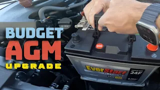Battery Replacement 2016-2023 Toyota Tacoma Walmart EverStart AGM Battery