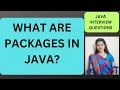 Packages in Java Java Interview Questions Rd Technical Learning