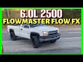 2007 Chevy Silverado 6 0L 2500 EXHAUST w FLOWMASTER FLOW FX