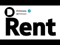 Rent Synonyms Similar Words